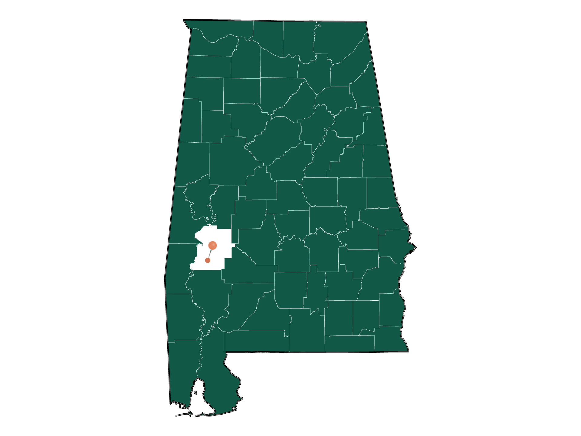 Infrastructure in Sweet Water, Alabama