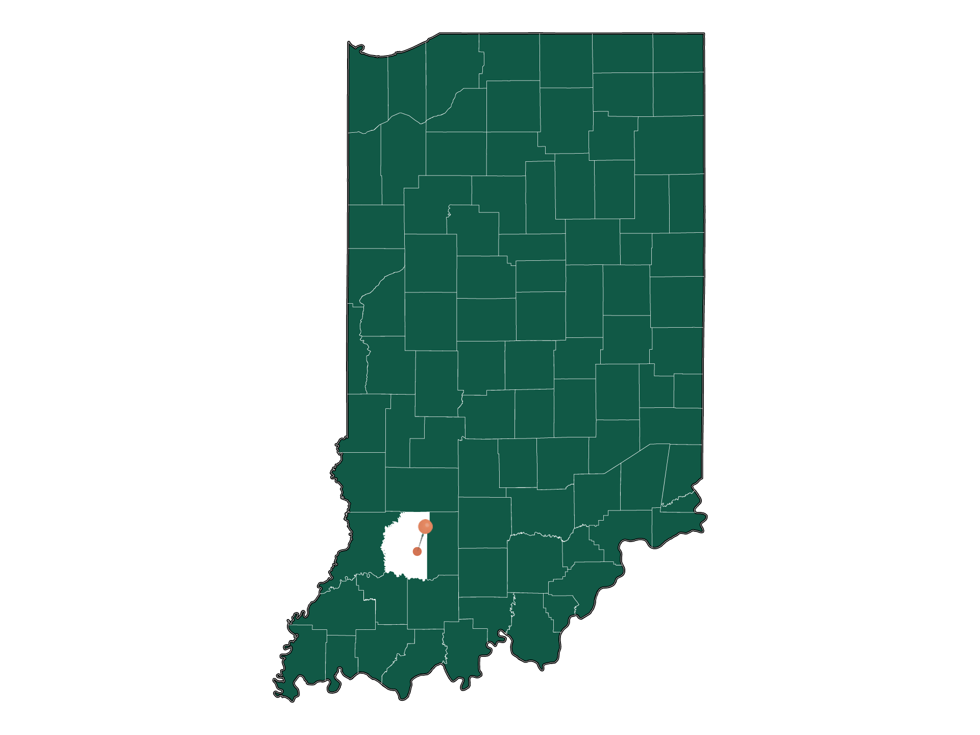 Moving to Cannelburg, Indiana in 2022