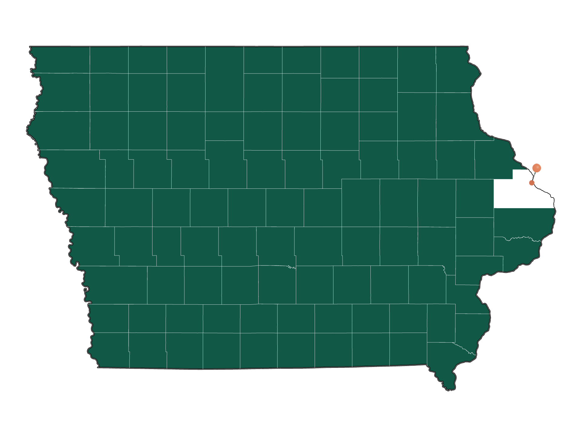 Moving to Bellevue, Iowa in 2022