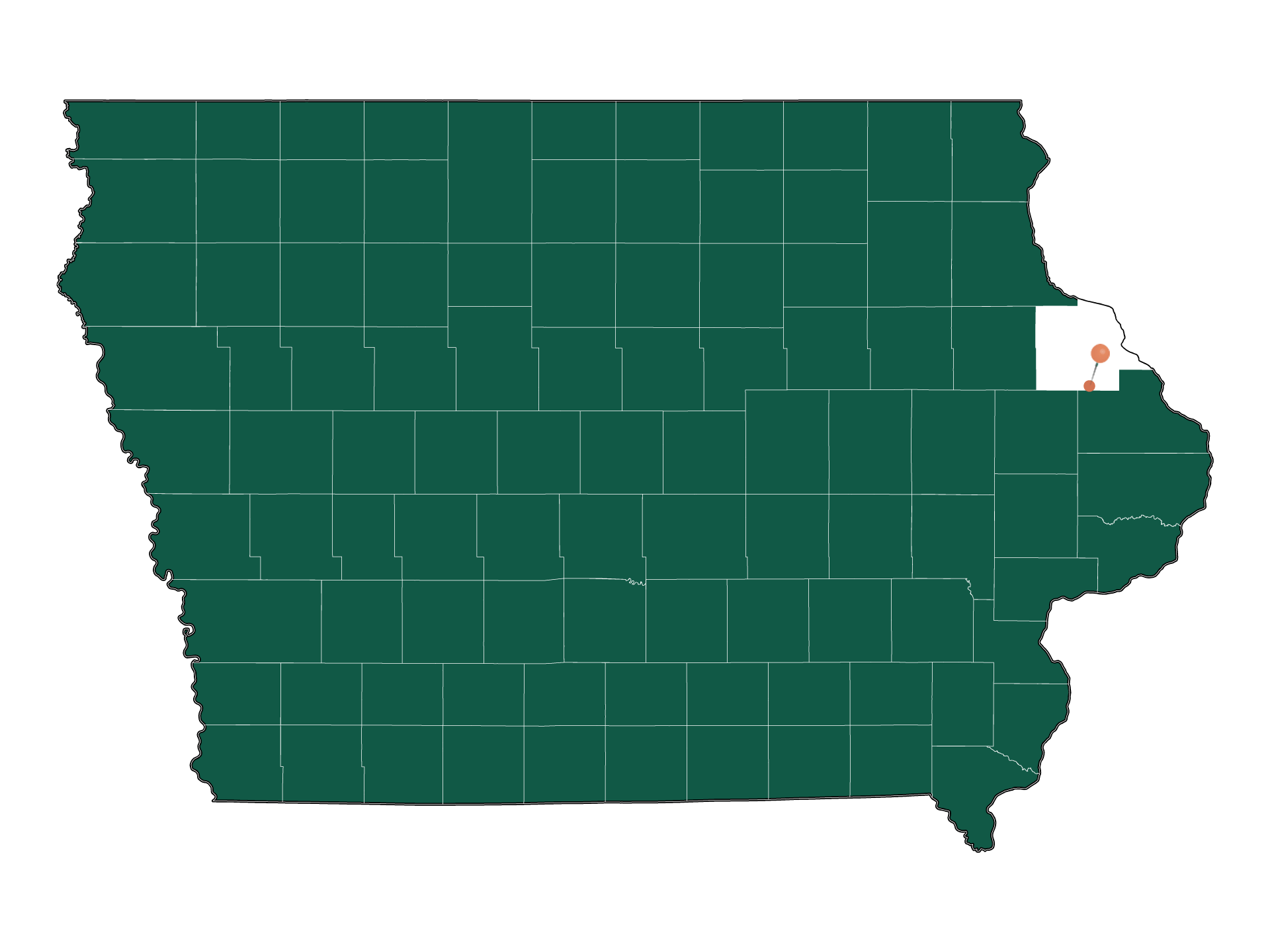 Moving to Bernard, Iowa in 2022