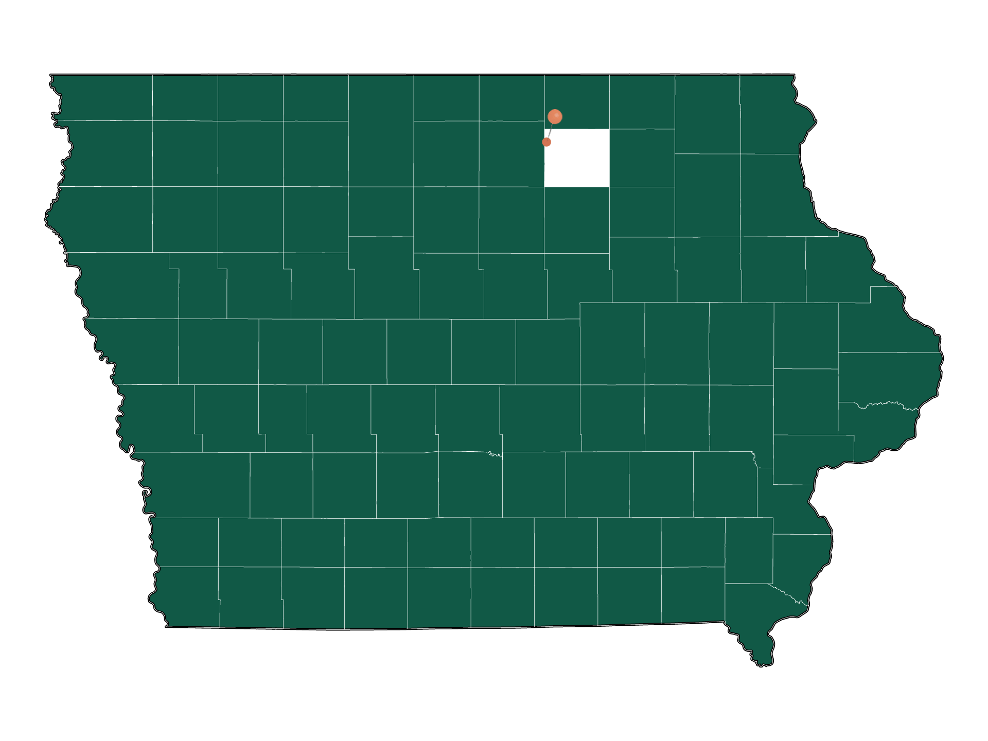 Moving to Nora Springs, Iowa in 2022