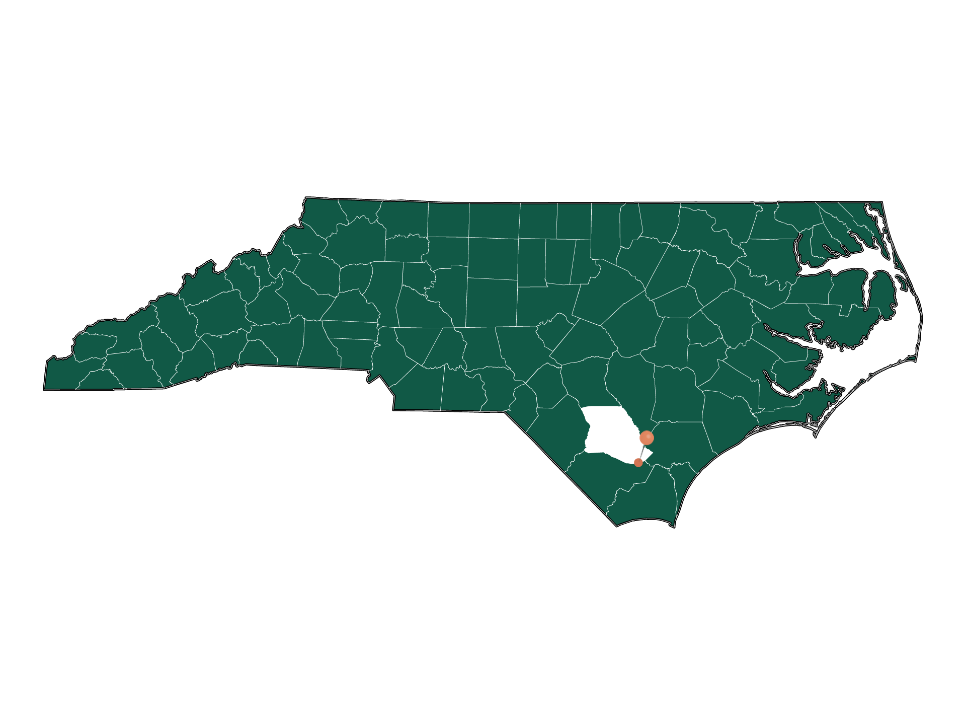 Moving to East Arcadia, North Carolina in 2022