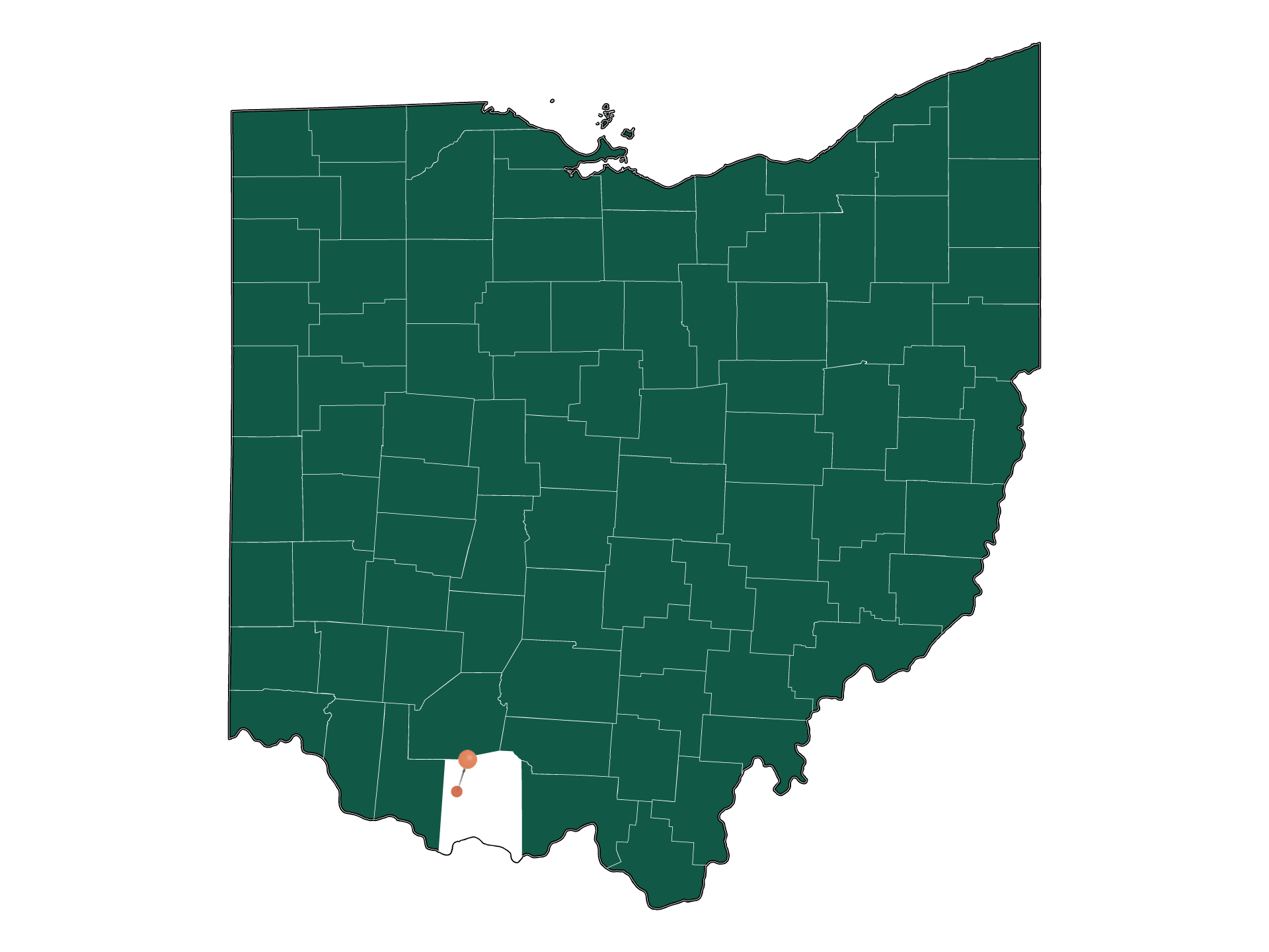 Infrastructure in Cherry Fork, Ohio