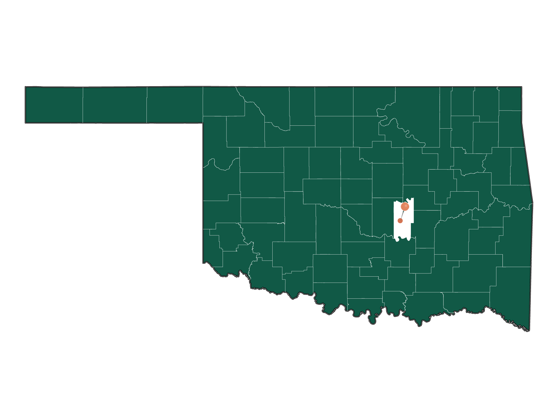 Infrastructure in Bowlegs, Oklahoma