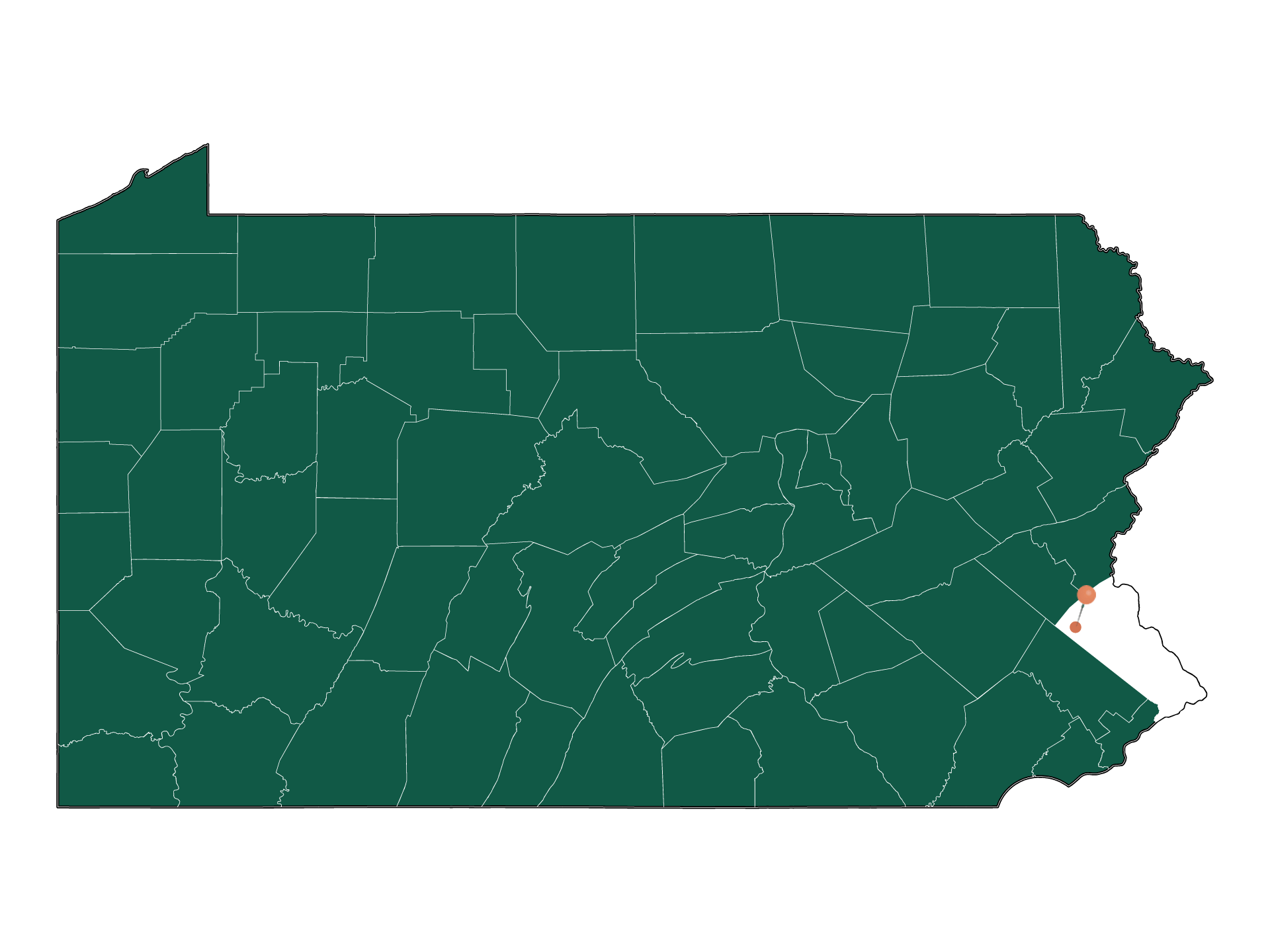 Infrastructure in Trumbauersville, Pennsylvania