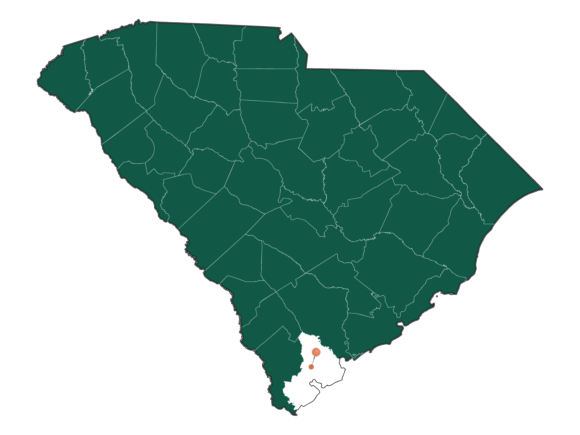 Infrastructure in Burton, South Carolina