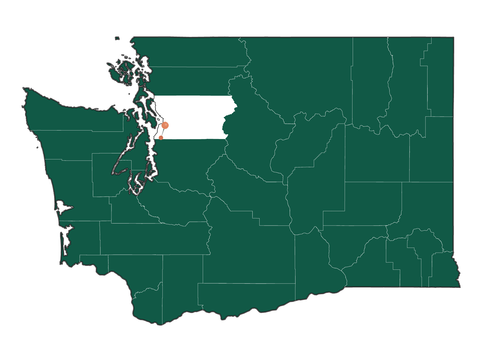 Brier Zip Code Map Infrastructure in Brier, Washington