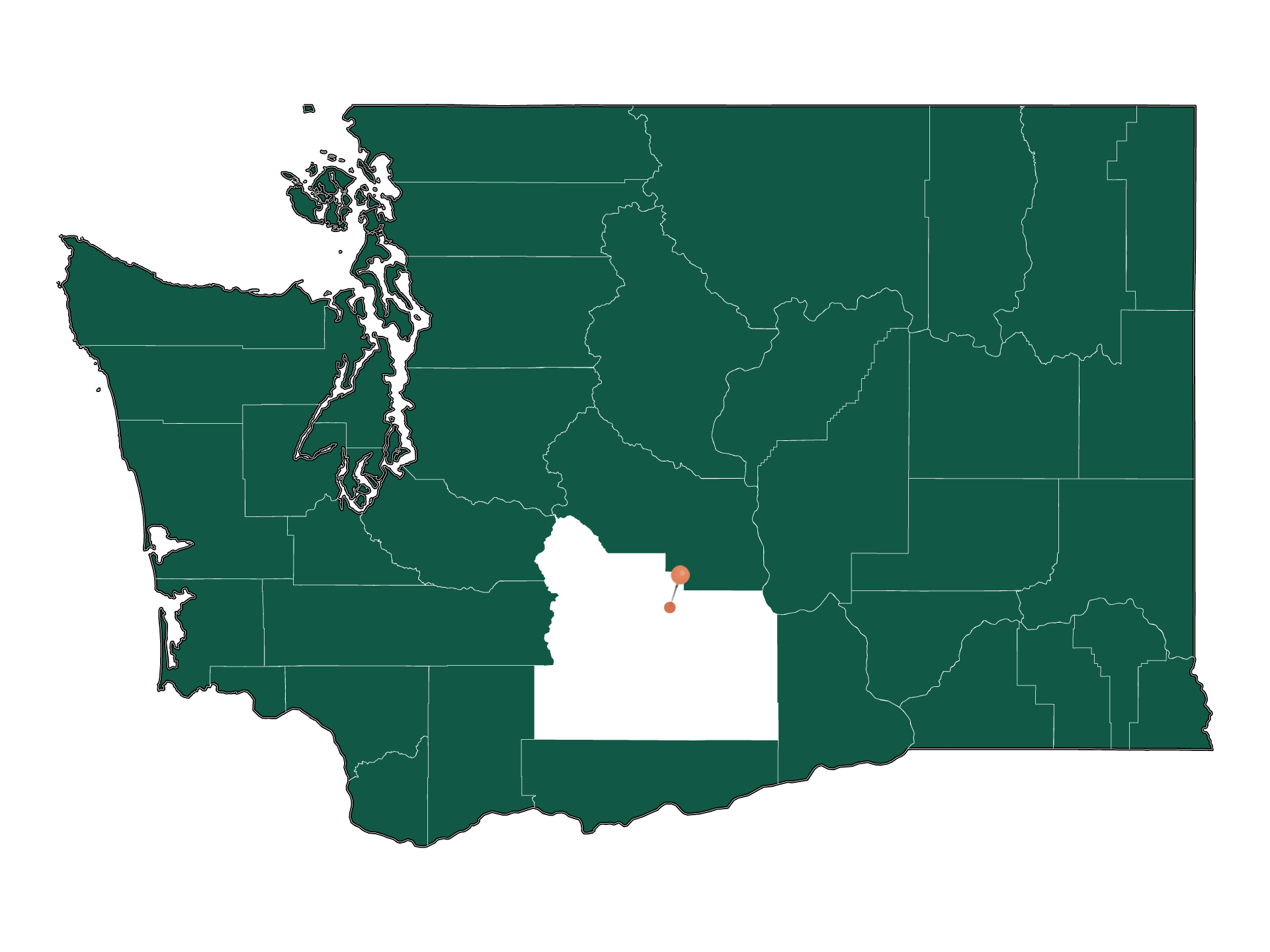 Infrastructure in Gleed, Washington