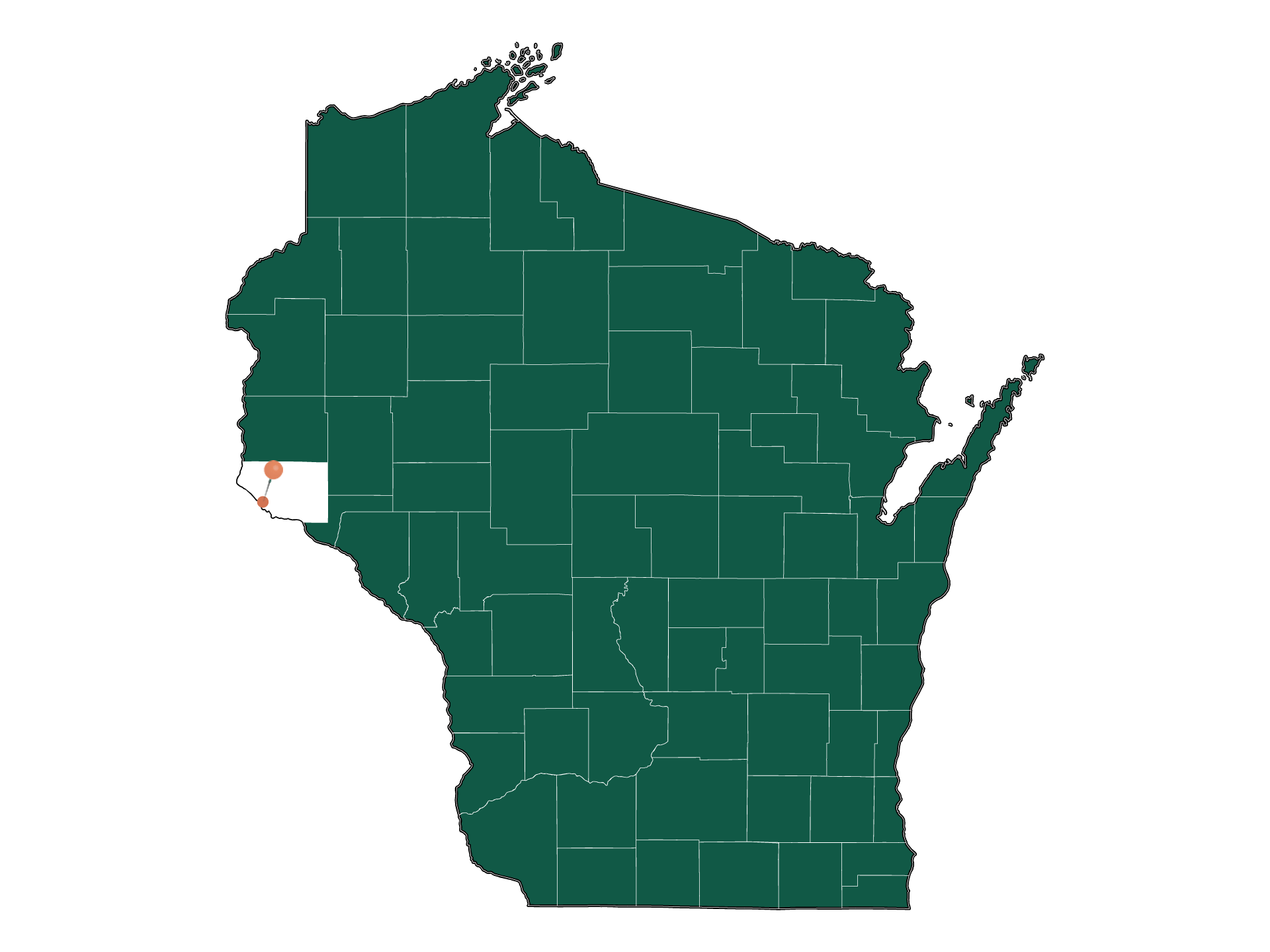 Safety in Diamond Bluff, Wisconsin (crime rates and environmental hazards)