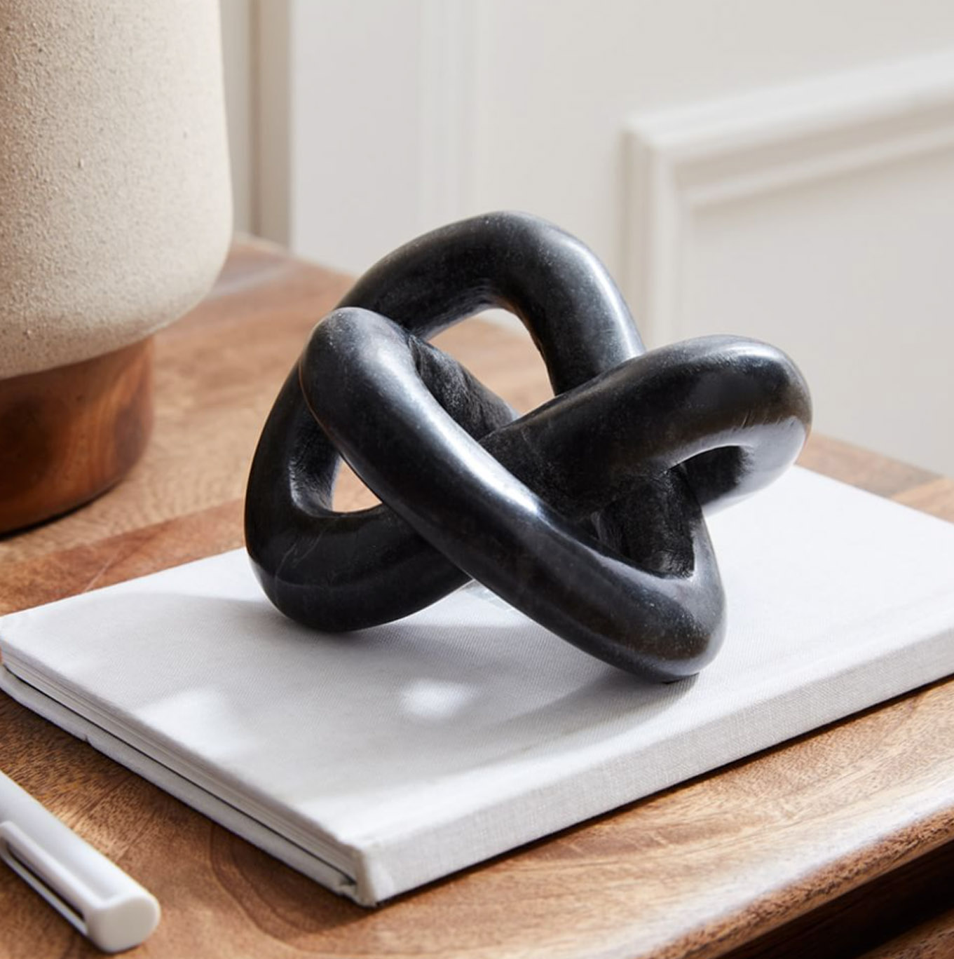 Marble Knot Decorative Object Dwelling Envy Interiors