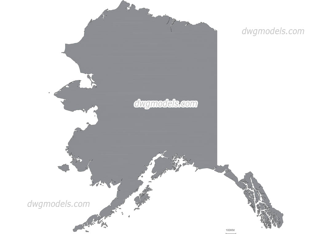 Alaska Digital Vector Maps Download Editable Illustrator & PD…