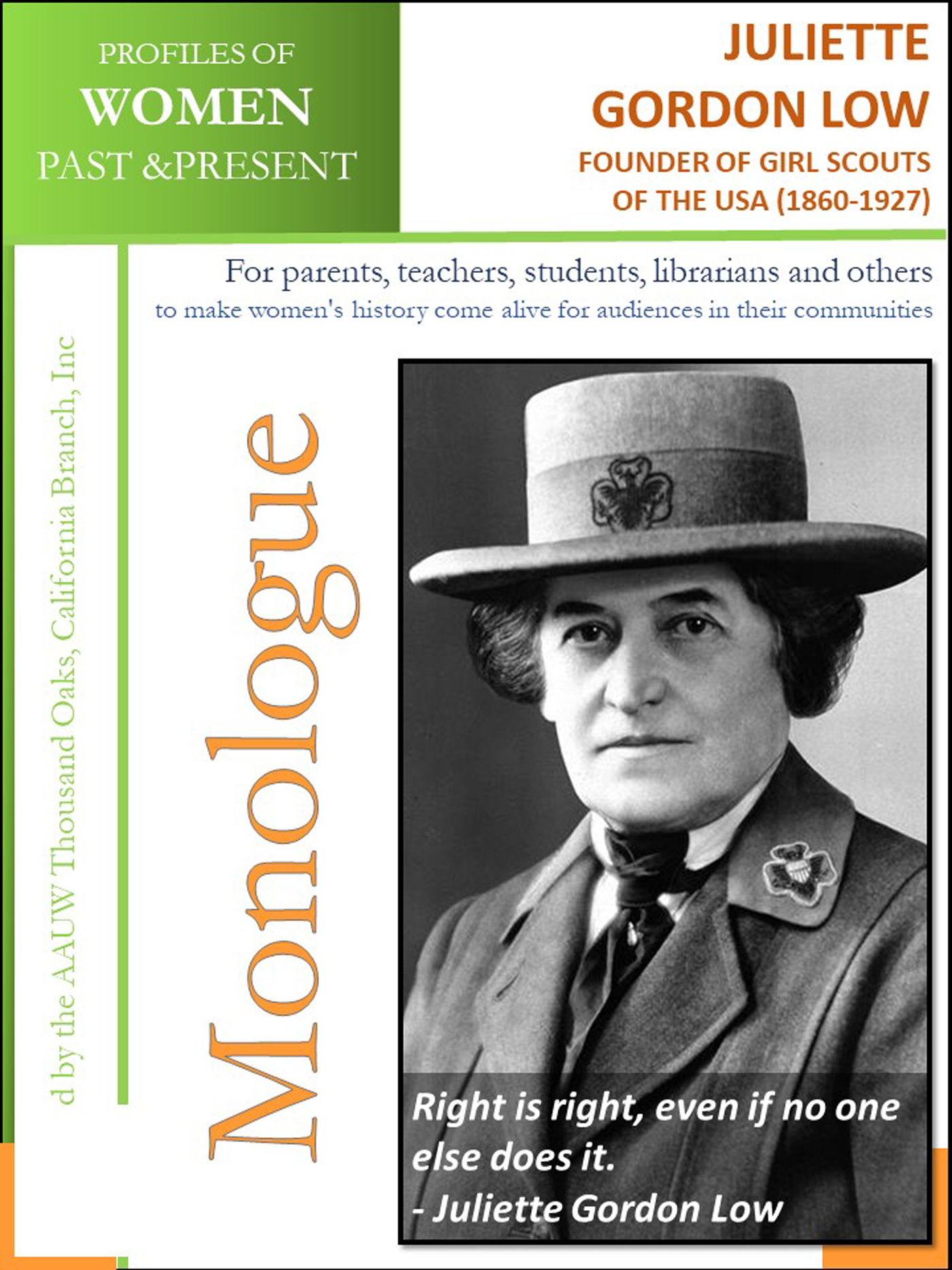 Juliette Gordon Low Quotes Gsusa 87 Quotes X