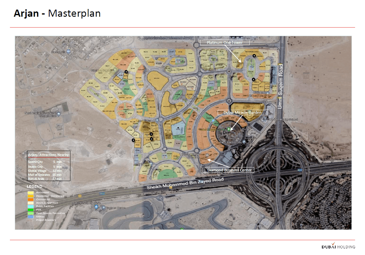 Arjan Plot by Dubai Holding From AED 11.6M With 4 Years Payment Plan