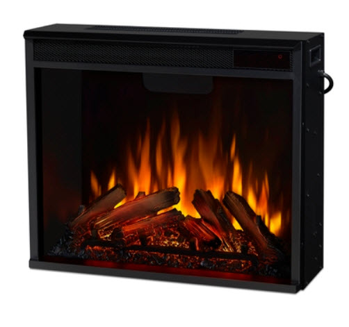 23" Real Flame Infrared Electric Fireplace With Logs