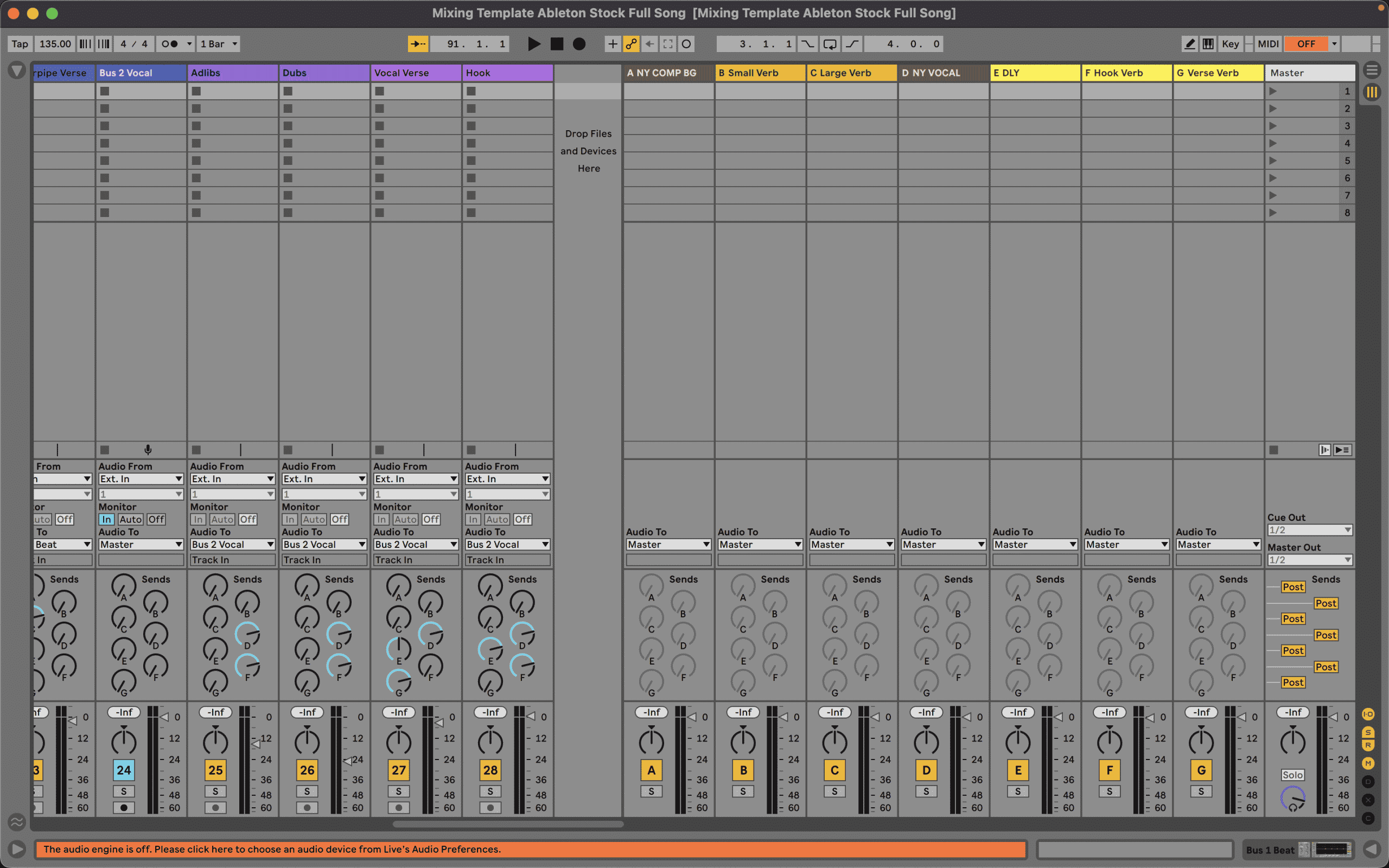 Ableton Mixing Templates DXT3R