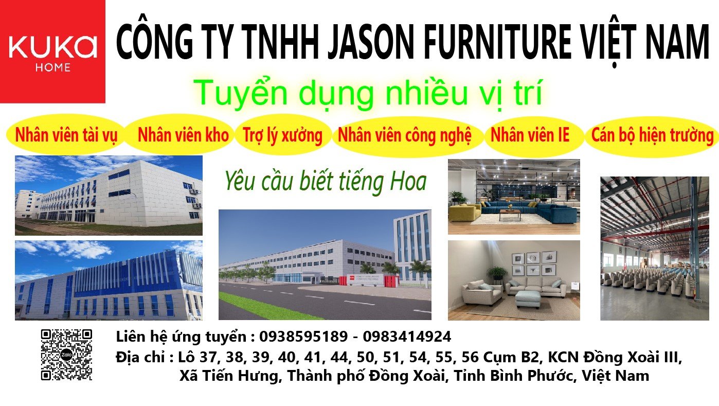 Tìm việc làm, tuyển dụng CÔNG TY TNHH JASON FURNITURE CareerLink.vn