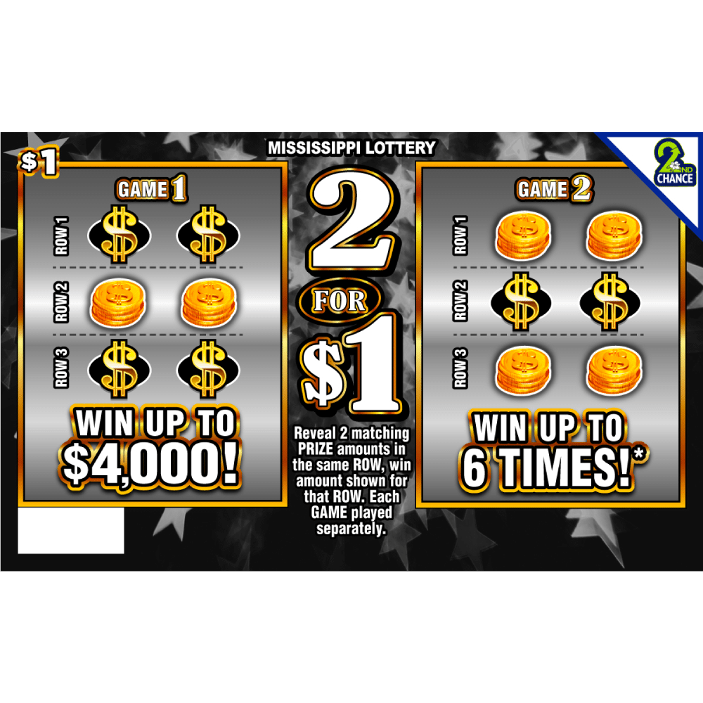 2 for 1 Mississippi Lottery