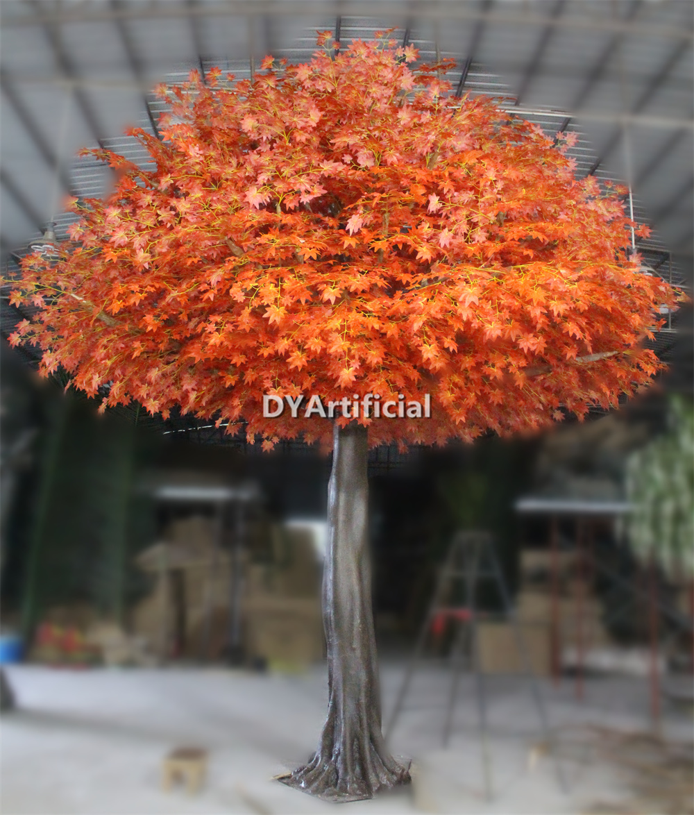 500CM Height Customized Artificial Red Maple Tree DYArtificial