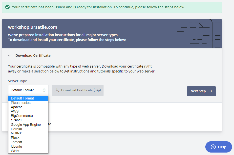 Using HTTPS with Kestrel in Core
