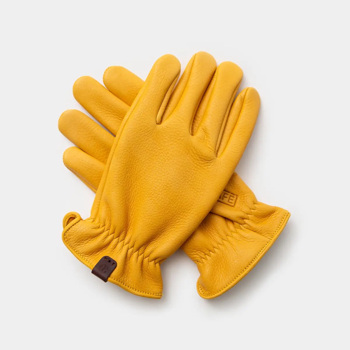 The Original Deerskin Gloves in Yellow Shop
