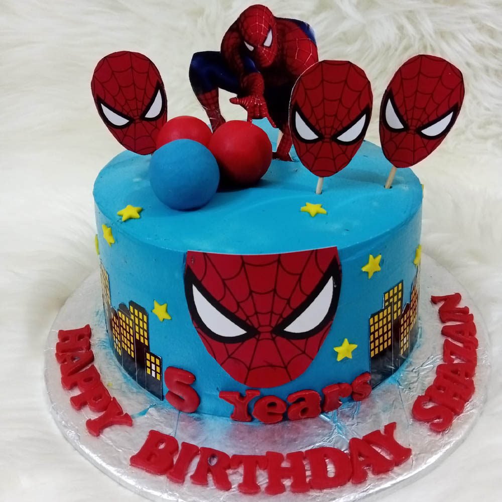 Spiderman cake in Karachi Birthday Cake Dynacakes
