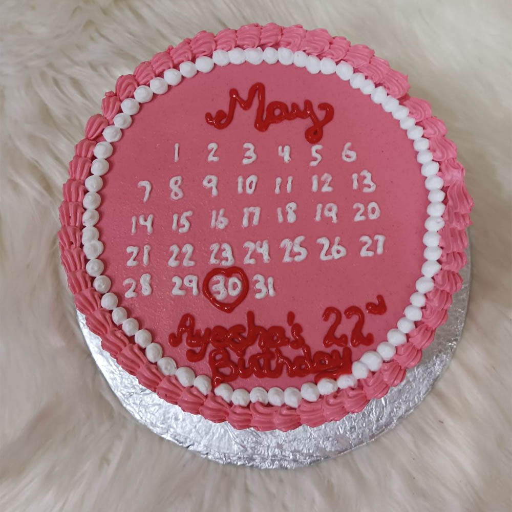 Half birthday cake in Karachi 6 months birthday cake Dynacakes