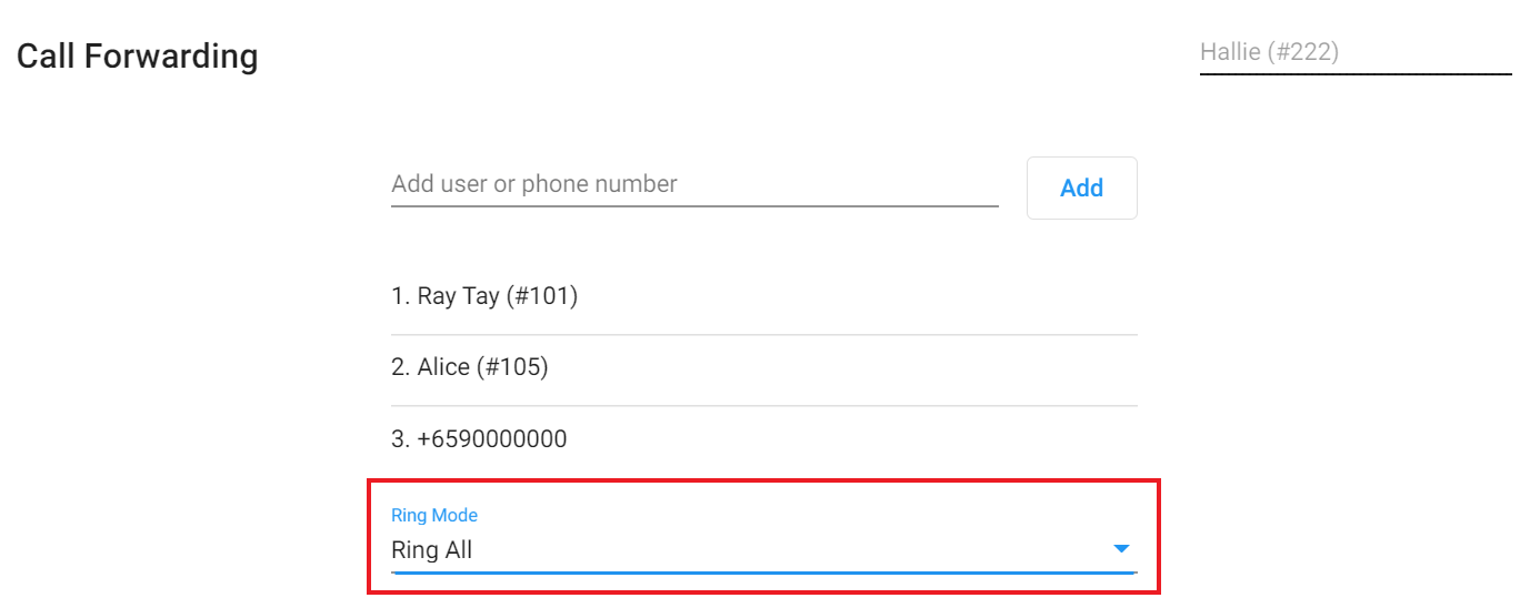 Call Forwarding Data Dynamics Pte Ltd