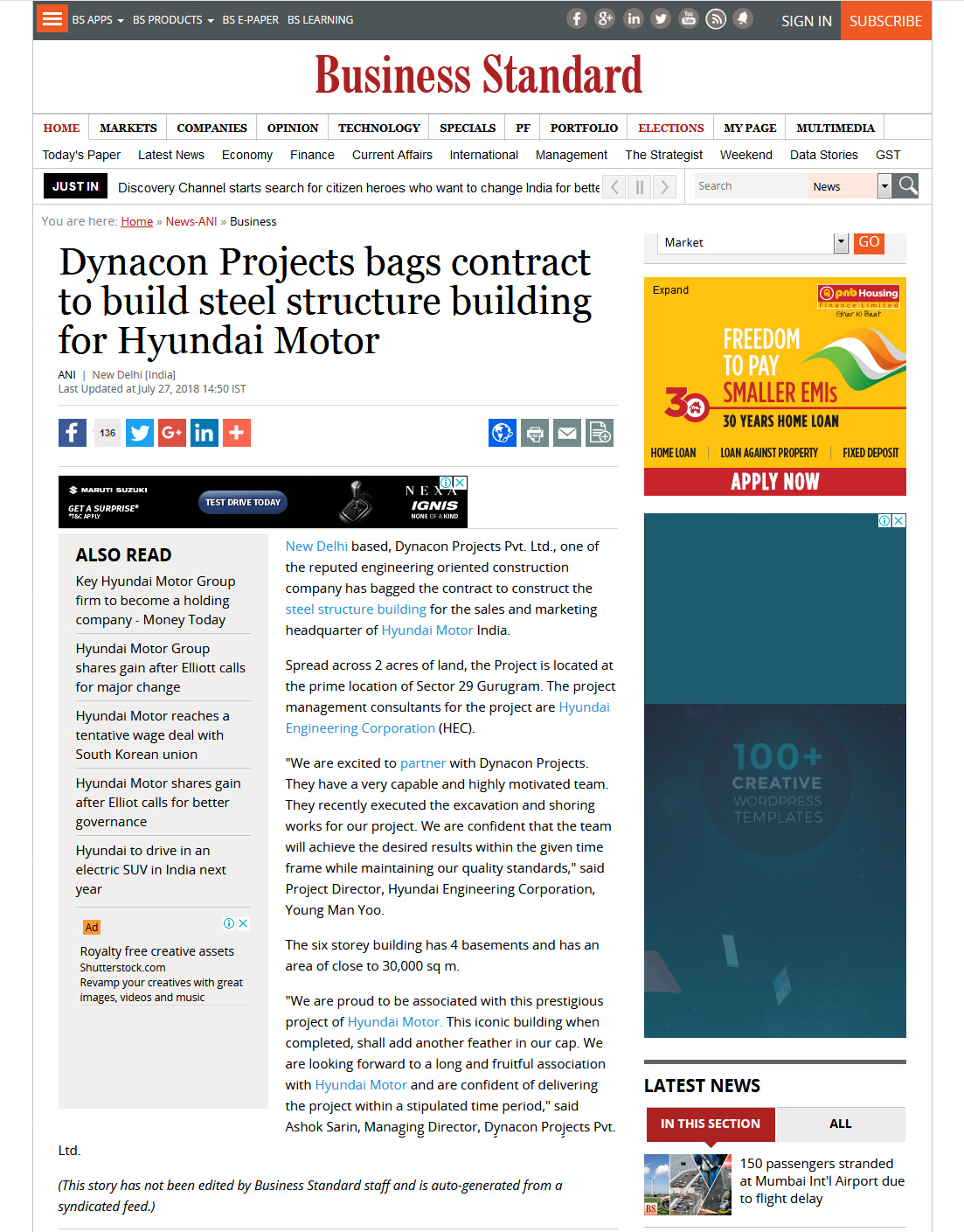 Top construction companies in Gurgaon Factory