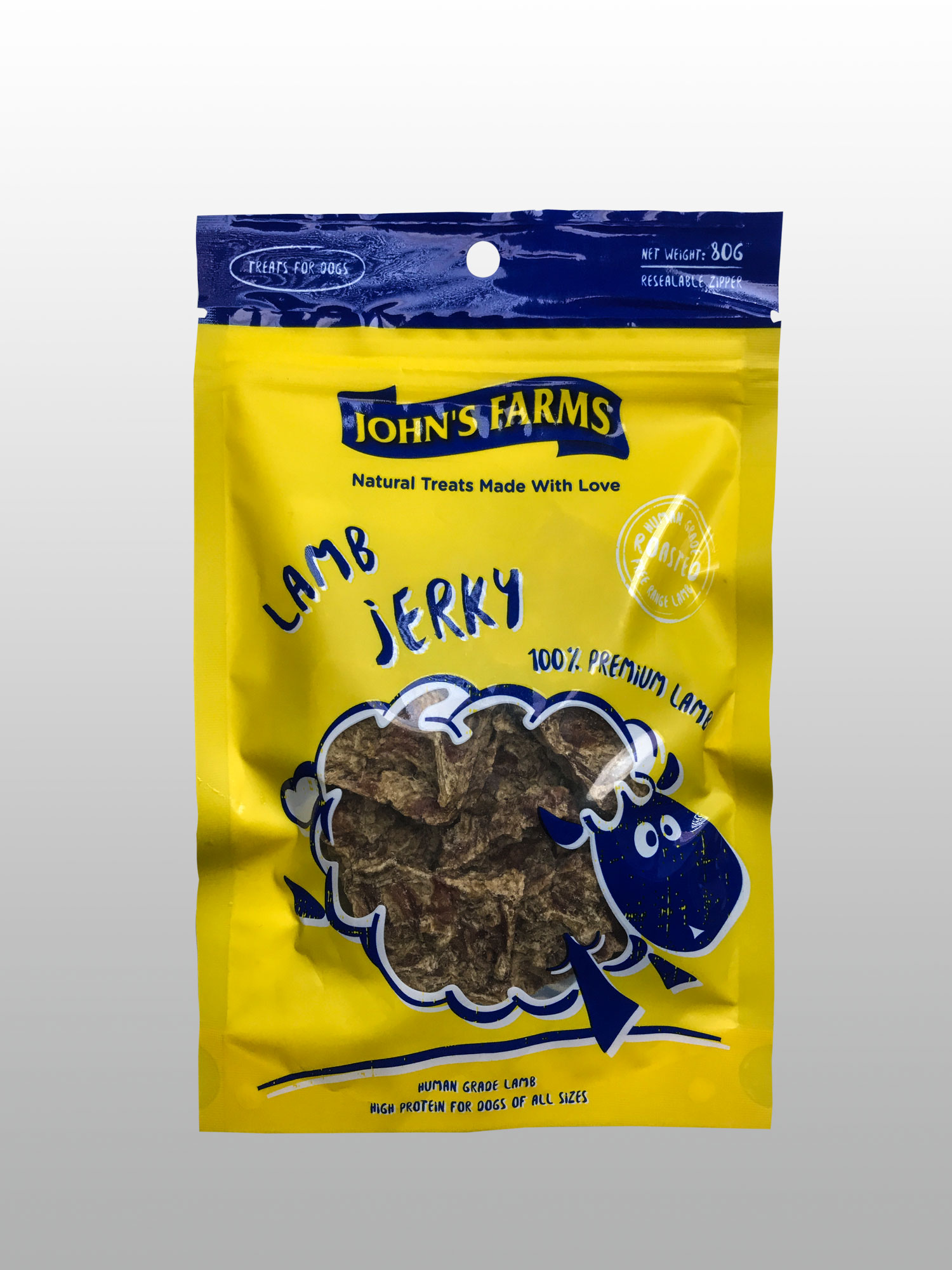 Dynatreat Dehydrated Dog Treats Lamb Jerky 100 Natural