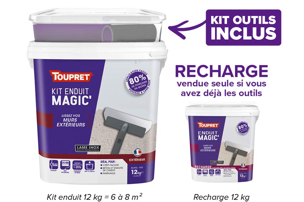 Toupret le kit Magic'Extérieur pour vous simplifier la rénovation