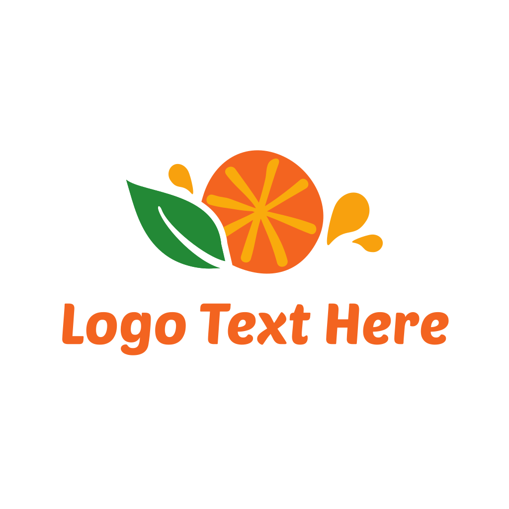 Orange Juice Logo BrandCrowd Logo Maker