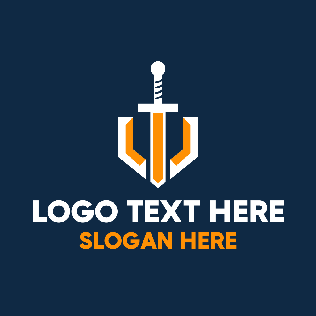 Medieval Sword Letter W Logo BrandCrowd Logo Maker