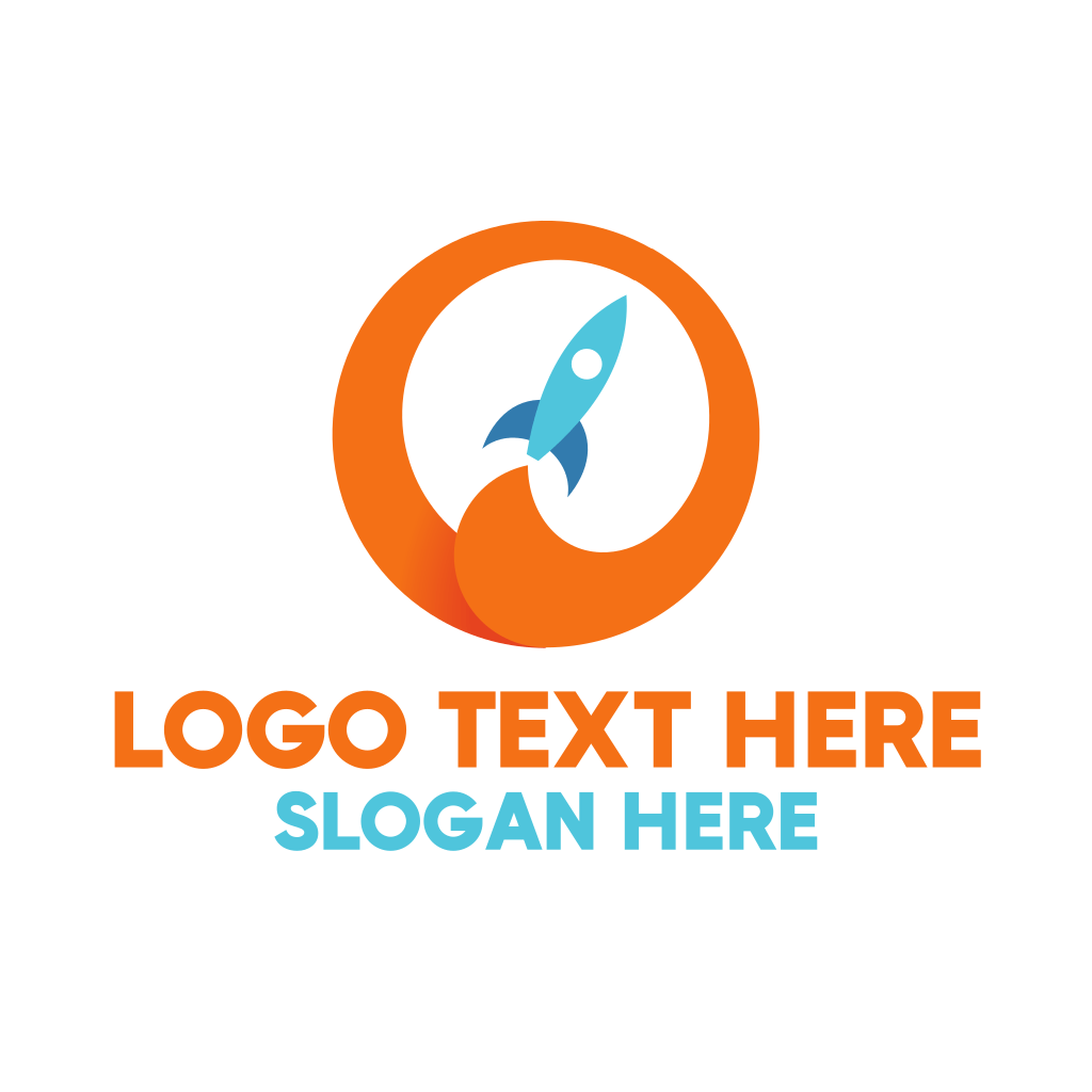 Startup Launch Rocket Circle Logo BrandCrowd Logo Maker