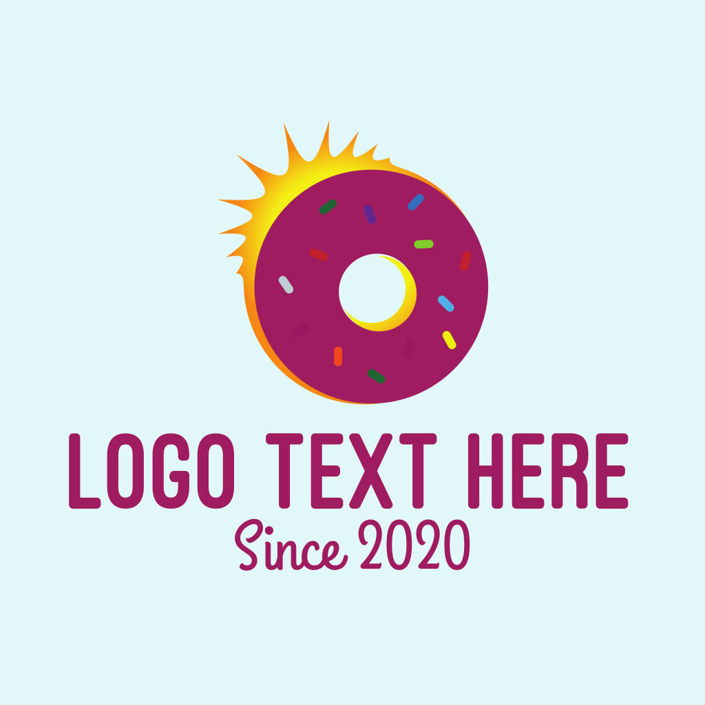 Sunrise Doughnut Logo BrandCrowd Logo Maker