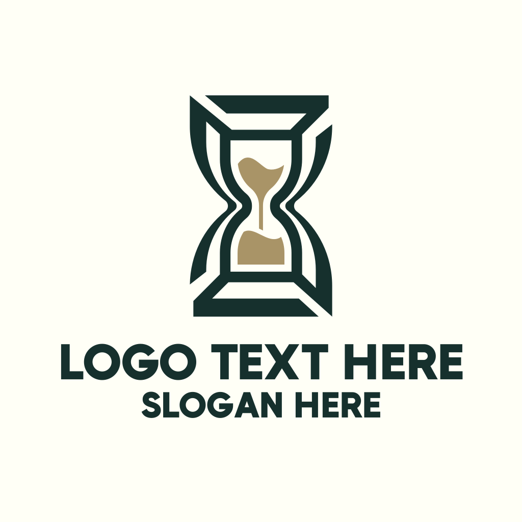 Hourglass Countdown Timer Logo BrandCrowd Logo Maker BrandCrowd