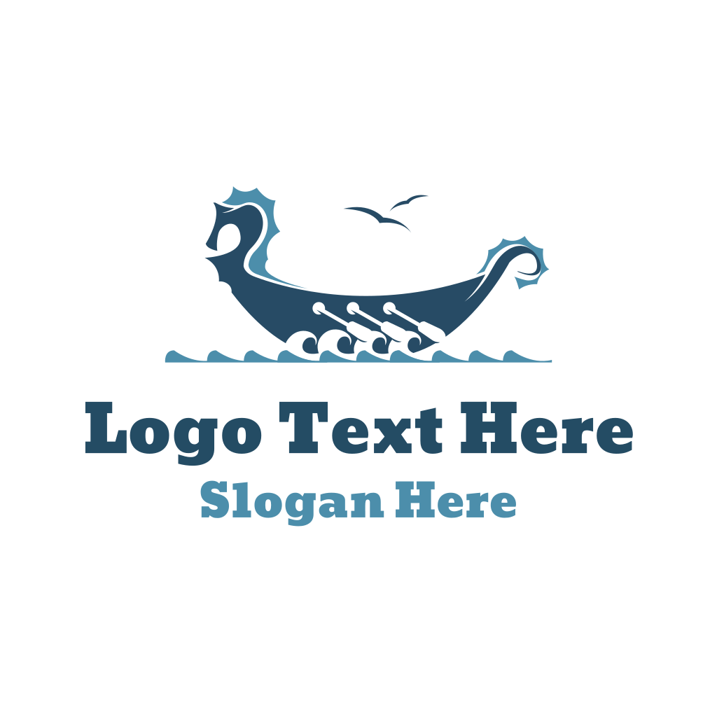 Viking Rowboat Boat Logo BrandCrowd Logo Maker