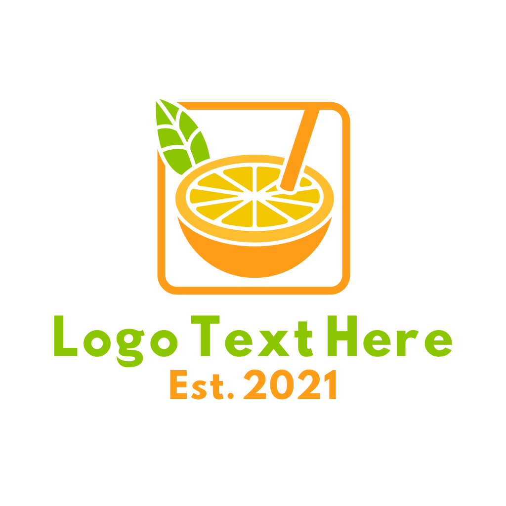 Citrus Juice Drink Logo BrandCrowd Logo Maker