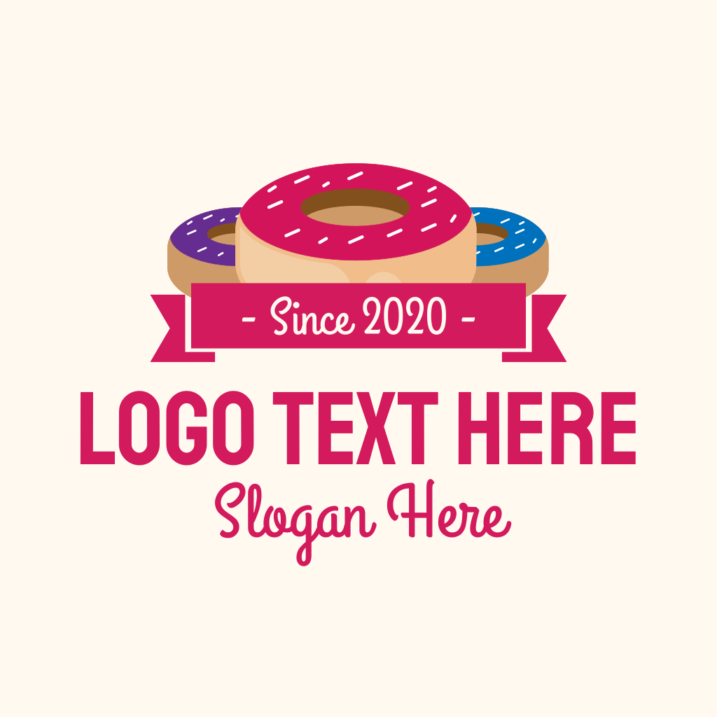 Doughnut Sweets Logo BrandCrowd Logo Maker