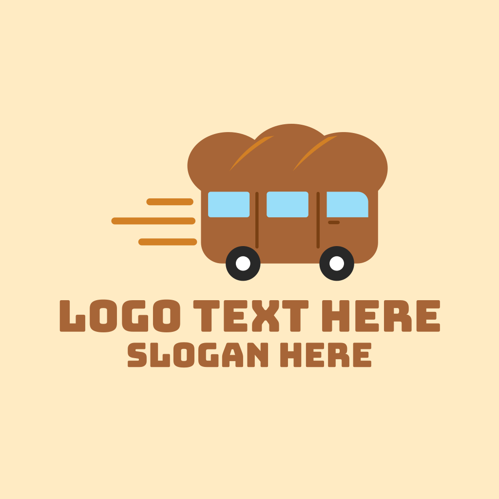 Bread Express Delivery Logo BrandCrowd Logo Maker BrandCrowd