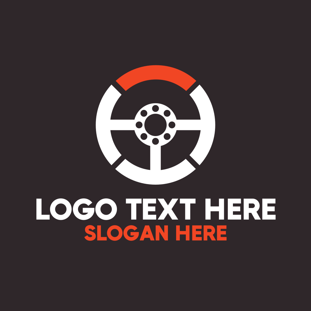 Steering Wheel Automotive Services Logo BrandCrowd Logo Maker