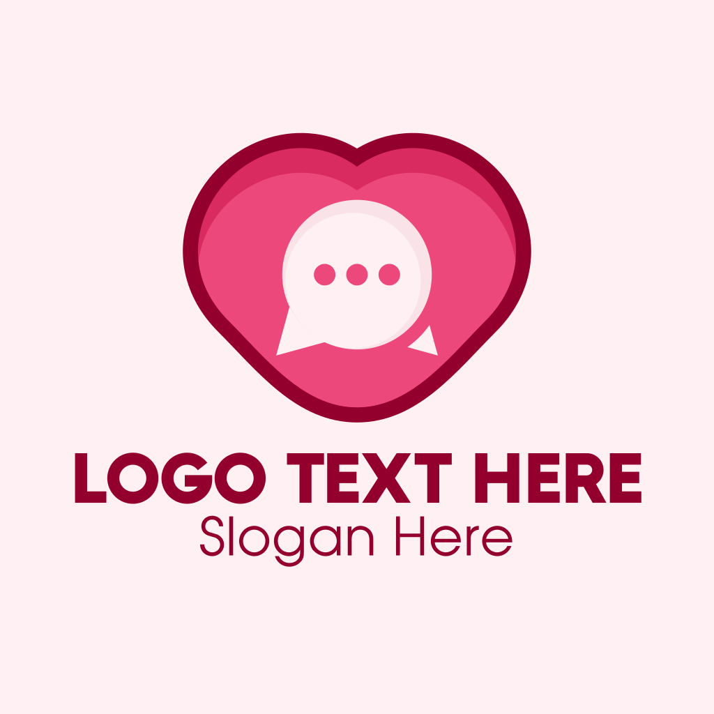 Heart Dating App Logo BrandCrowd Logo Maker