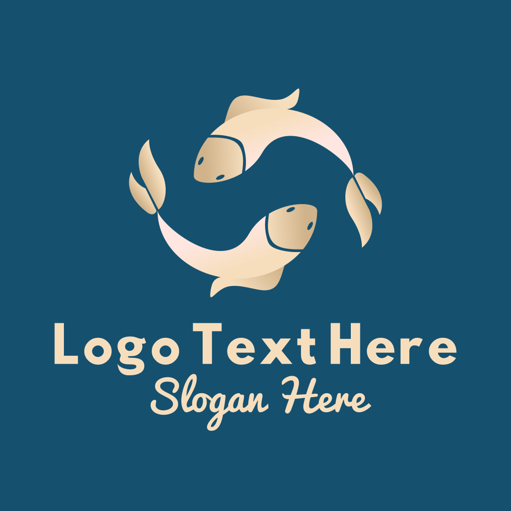 Pisces Fish Horoscope Logo BrandCrowd Logo Maker