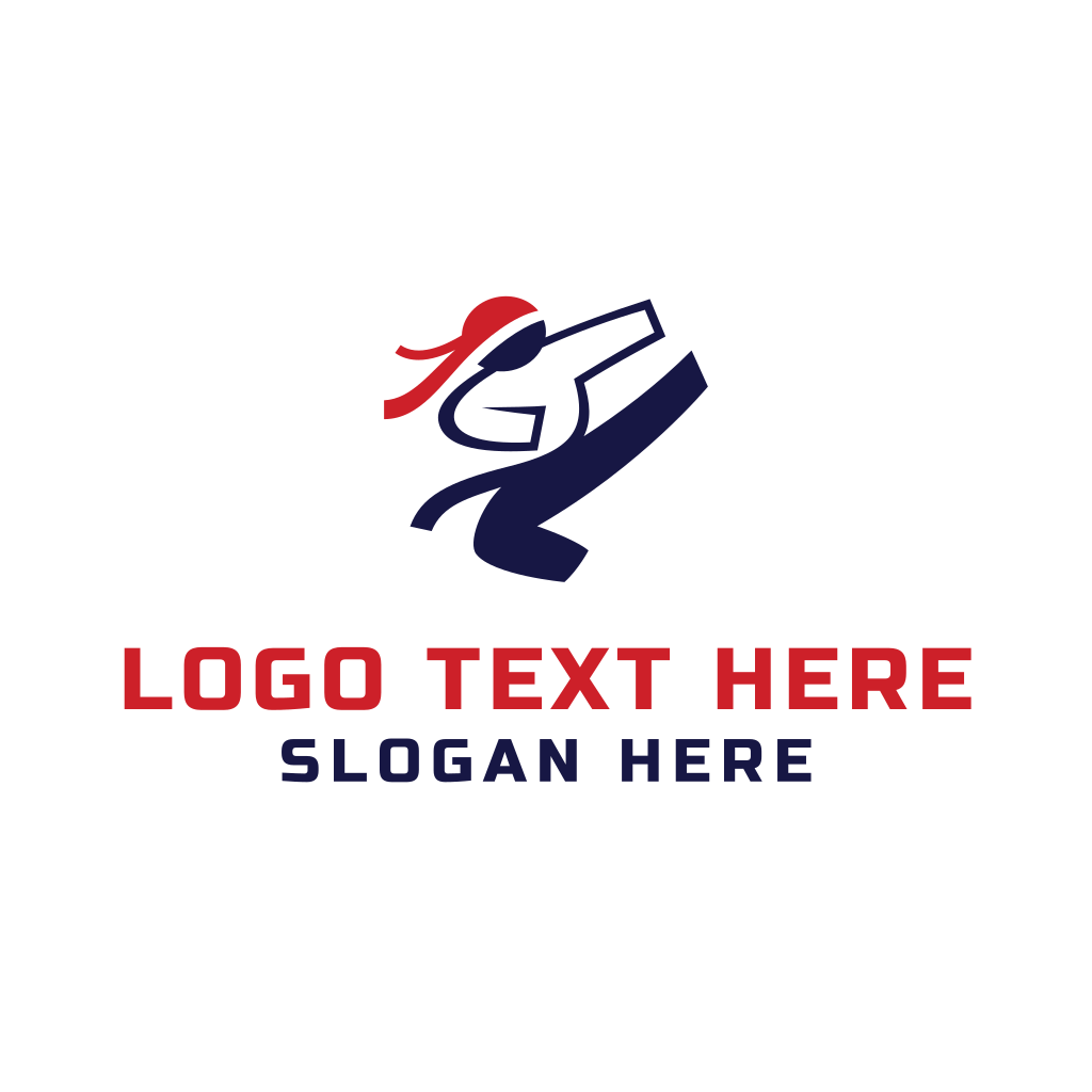 Karate Kick Logo BrandCrowd Logo Maker