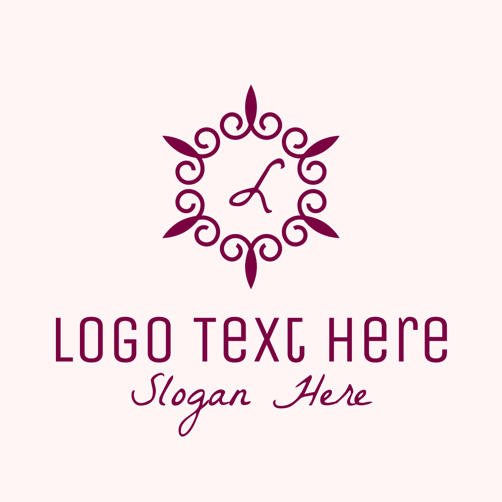 Fancy Wedding Lettermark Logo BrandCrowd Logo Maker