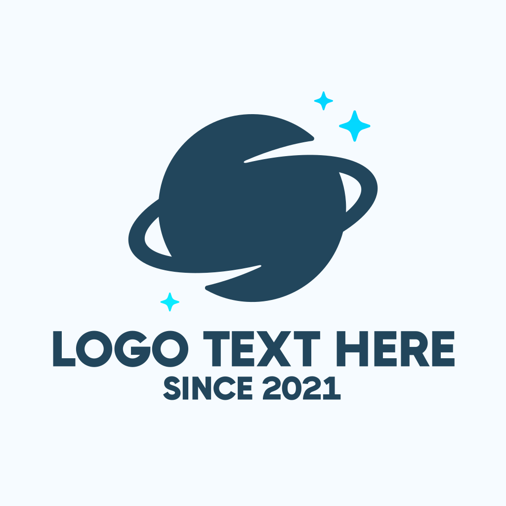 Blue Saturn Logo BrandCrowd Logo Maker