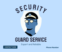 Security Guard Booking Facebook post BrandCrowd Facebook post Maker