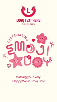 Celebrate Emojis Facebook story BrandCrowd Facebook story Maker