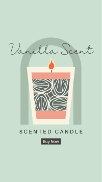 Illustrated Scented Candle Instagram story BrandCrowd Instagram story