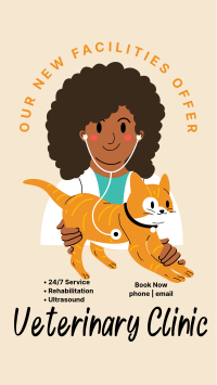 Veterinary Care Facebook story BrandCrowd Facebook story Maker