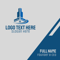 Blue Engineering Innovation Business Card BrandCrowd Business Card Maker